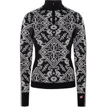 KARI TRAA Damen Saga Half Zip Longsleeve (Größe S, schwarz)