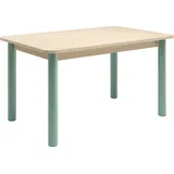 Tom Tailor Esstisch TOM TAILOR HOME "COLOR TABLE", light oak 05, sage 03, light oak 05, B:140cm H:76cm T:90cm, Tische, Esstisch, Esstisch, 4-Fuß, 3 Größen, 3 Dekorfarben, 4 Fußfarben, ABS-Kante
