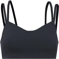 Nike DRI-FIT ALATE TRACE BH Damen in black-sail, Größe L - schwarz