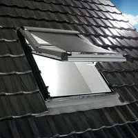 Dachfenster mit Markise, PVC, Schwingflügel, Roto Q4, Innen Weiß, außen Anthrazit, individuell konfigurieren