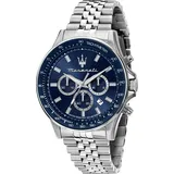 Maserati R8873640025 Herrenuhr Chronograph Sfida silber