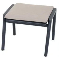 Siena Garden Cortina Hocker natur - Anthrazit