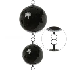 Spiegelkugel 15cm schwarz Discokugel für Werbe-Dekozwecke Schaufenster