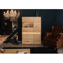 Massivmoebel24 Highboard 103 x 152 x 44 cm Beige