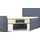 a&j möbelland gmbh Boxspringbett KLAUS mit Bonell-Matratze und Topper. Schlafkomfort | Pfeffer 5 | 100x200