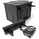 Wiltec Bio Teichfilter Set 12000 l SuperEco 80 UVC