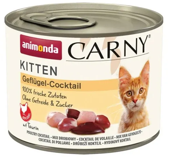 Animonda Carny Kitten Geflügel-Cocktail - 12x200g