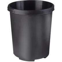 HAN 1836-13 Papierkorb 50 l (Ø x H) 350 mm x 490 mm Schwarz 1 St.