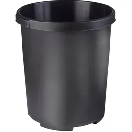 HAN 1836-13 Papierkorb 50 l (Ø x H) 350 mm x 490 mm Schwarz 1 St.