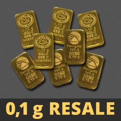 Goldbarren 01g Resale (div. Hersteller)