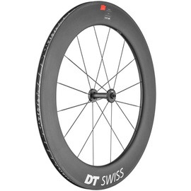 DT Swiss Arc 1100 Dicut 80 29 ́ ́ Tubeless Road Front Wheel Silber 5 x 100 mm