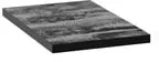 Naturel Stilla Deckplatte 30x2,5x46 cm schwarz STILLAF03005