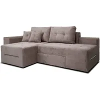 VitaliSpa Sofa L Form Ecksofa, 240 x 150 cm mit Schlaffunktion