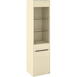 Set One by Musterring Standvitrine Reno 185 x 48 x 42 cm Beige