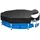 Sekey Poolabdeckung Rund schwarz 305 cm