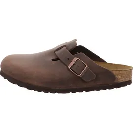 Birkenstock Boston Nubukleder geölt schmal habana 36