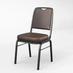 2er-Set Bistrostuhl | Leder | Schwarz | Gastrostuhl