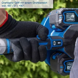 SCHEPPACH BC-HT720-X inkl. 2 x 4,0 Ah + Doppelladegerät