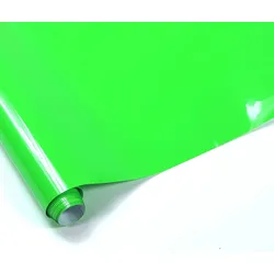 Planet-Hobby Bügelfolie Fluoreszierend Grün 10 Meter
