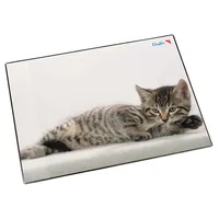 Laufer Läufer Schreibunterlage Motiv Katze grau, 40x53cm