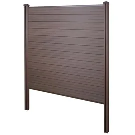 MCW Windschutz 195 x 182 cm Braun WPC