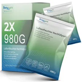 BonAura Luftentfeuchter Nachfüllpack 2 x 980 g