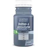 Schöner Wohnen Vollton- und Abtönfarbe Indigograu Matt 125 ml