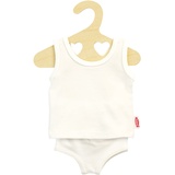 Heless Doll underpants and shirt White 35-45 cm