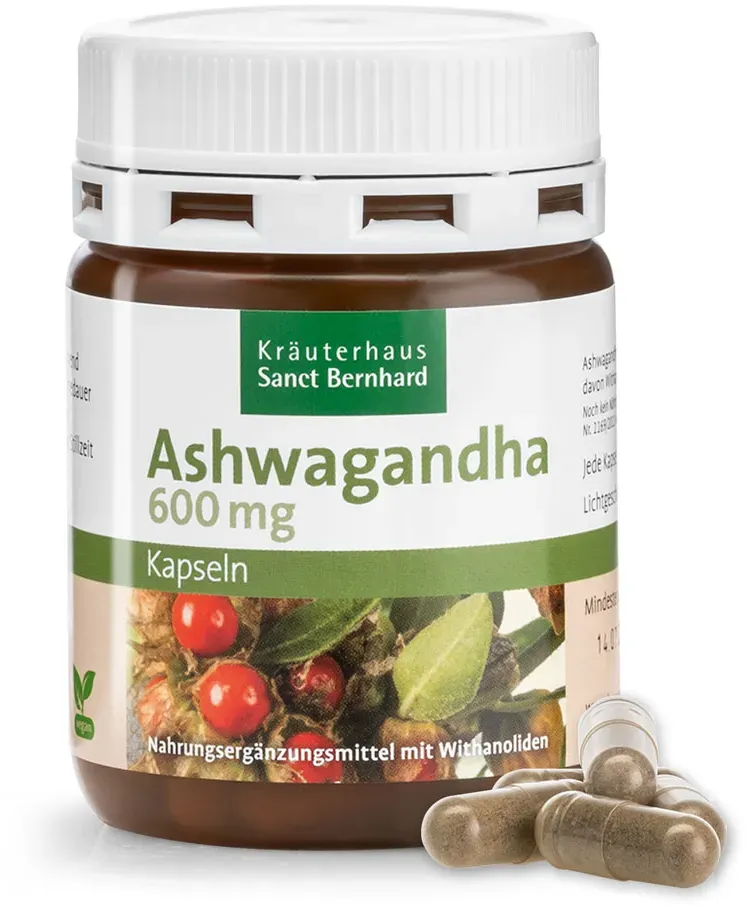 Capsule di Ashwagandha 600 mg - 40 g