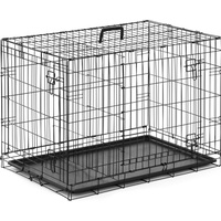 Wiesenfield Hundebox Hundetransportbox Hundekäfig Gitterbox 92 x 60 x 66 cm Eisen