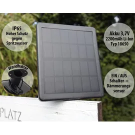 ChiliTec Led Solarstrahler 2er Set, Warmweiß, IP65