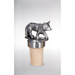 Flaschenkorken Fuchs H 6,5 cm D 2,5 cm Edelstahl