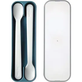 Mepal Fütterlöffel Mio deep blue 2er Set