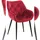 CLP Stuhl Tanna Samt rot