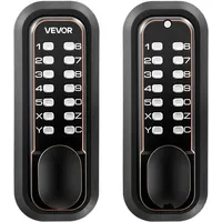 Vevor Mechanisches Codeschloss mit Doppelseitigem Tastenschloss 4- bis 7-stelliger Code Ölgebronze