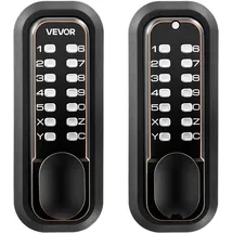 Vevor Mechanisches Codeschloss mit Doppelseitigem Tastenschloss 4- bis 7-stelliger Code Ölgebronze