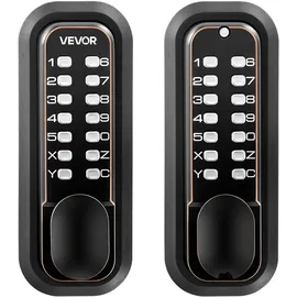 Vevor Mechanisches Codeschloss mit Doppelseitigem Tastenschloss 4- bis 7-stelliger Code Ölgebronze