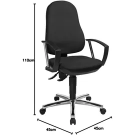 TOPSTAR Support P Deluxe mit Armlehnen schwarz
