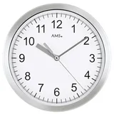 AMS Funkwanduhr 20,0 cm 5910 silber