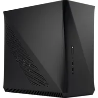 Fractal Design Era ITX Carbon – Tempered Glass – Mini-ITX Gehäuse – Small Form Factor – geeignet für Wasserkühlungen – USB Typ-C - Aluminium - schwarz
