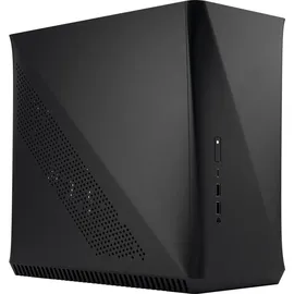 Fractal Design Era ITX Carbon – Tempered Glass – Mini-ITX Gehäuse – Small Form Factor – geeignet für Wasserkühlungen – USB Typ-C - Aluminium - schwarz