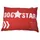 Lex&Max Hundekissen Star 100 x 70 cm rot