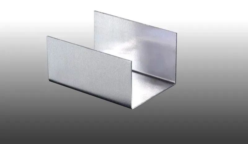 Rinnenverbinder für Alu Dachrinne HT 90 - Pressblankes Element aus Aluminium zum Einlegen