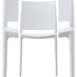 CLP Gartenstuhl Meton 42 x 42 x 81 cm weiß