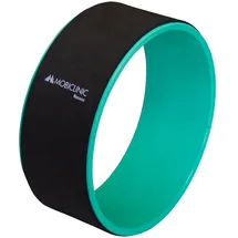 Mobiclinic Mobiclinic®, Yoga rad, Europäische marke, Mehr dehnbarkeit und ausdauer, 30 x 13 cm, Anti-rutsch, Multifunktional, Leicht waschbar, Schwarz türkis