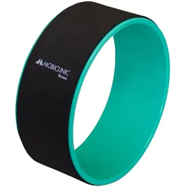 Mobiclinic Mobiclinic®, Yoga rad, Europäische marke, Mehr dehnbarkeit und ausdauer, 30 x 13 cm, Anti-rutsch, Multifunktional, Leicht waschbar, Schwarz türkis