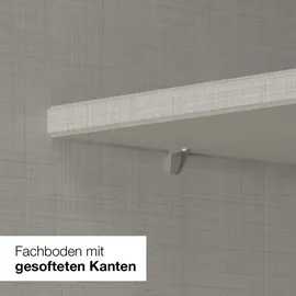 WIMEX Drehtürenschrank Diver 180 x 207 x 58 cm Beige/Grau