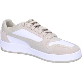 Puma Court Classic Street Suede Sneaker 03 white/desert dust/gold 46