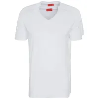 Hugo Kurzarm-t-shirt Mit V-ausschnitt - White - XL