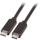 EFB-Elektronik USB-C auf USB-C 0,5 m Schwarz